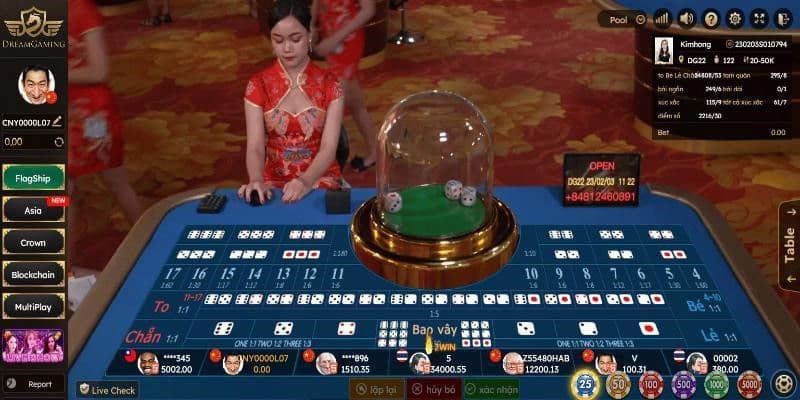 Game tài xỉu livestream được đông đảo người chơi lựa chọn cược