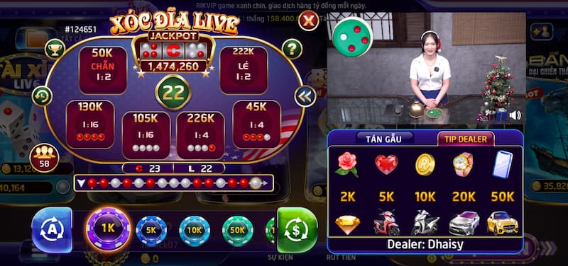 Xóc đĩa live mang đến cho người chơi trải nghiệm chân thực, kịch tính